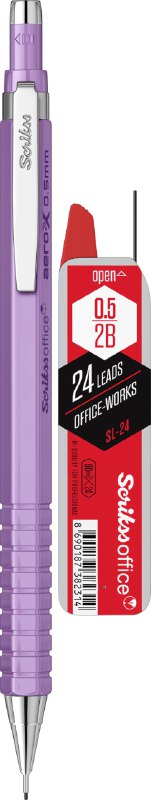 SCRIKSS OFFICE Aero-X Versatil 0.5 Mm Mor & SL-24 Min 2B 2'Li Blister