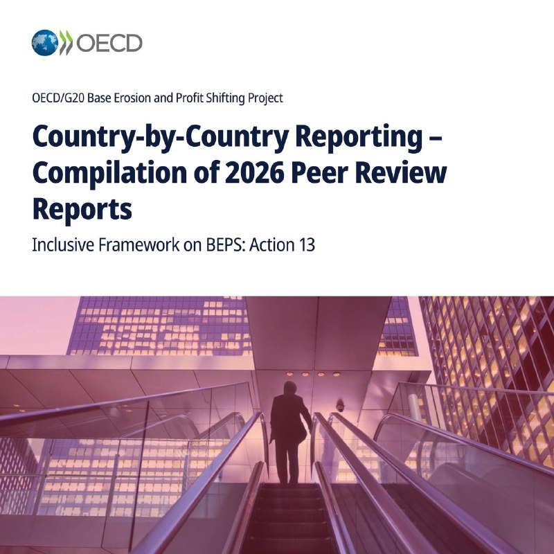הארגון לשיתוף פעולה ופיתוח כלכלי (OECD) פרסם את תוצאות הדו"ח השנתי ה-9 להערכת מדינה (CbCR) במסגרת פעולה 13…