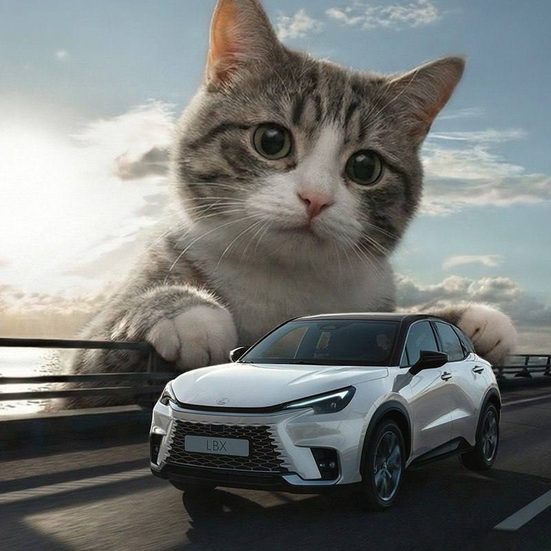 Lexus выпустил рекламу, в которой весь мир, кроме котов, внезапно стал МИНИАТЮРНЫМ. 3