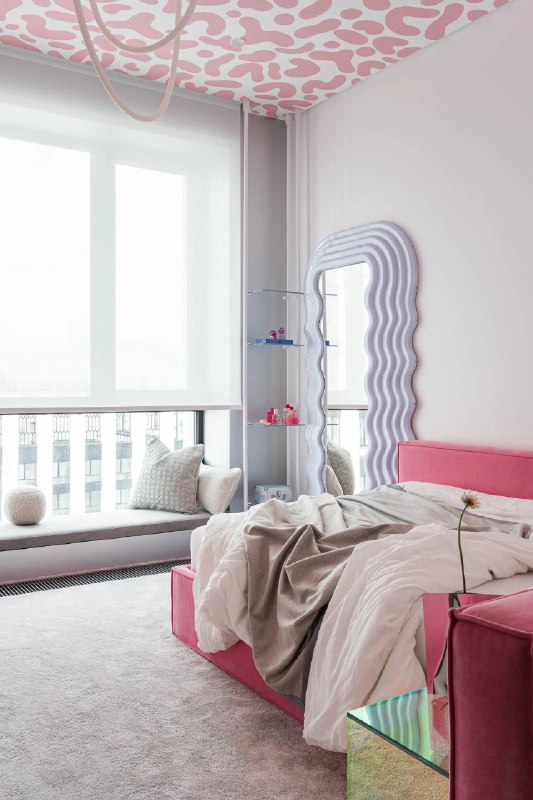 Квартира на 51-м этаже для семьи с ребенком. Этот проект - история о том, как строгая архитектурная графика, обволакивающая нежность фактур и перед... - изображение 8 - квартира, этаже, семьи