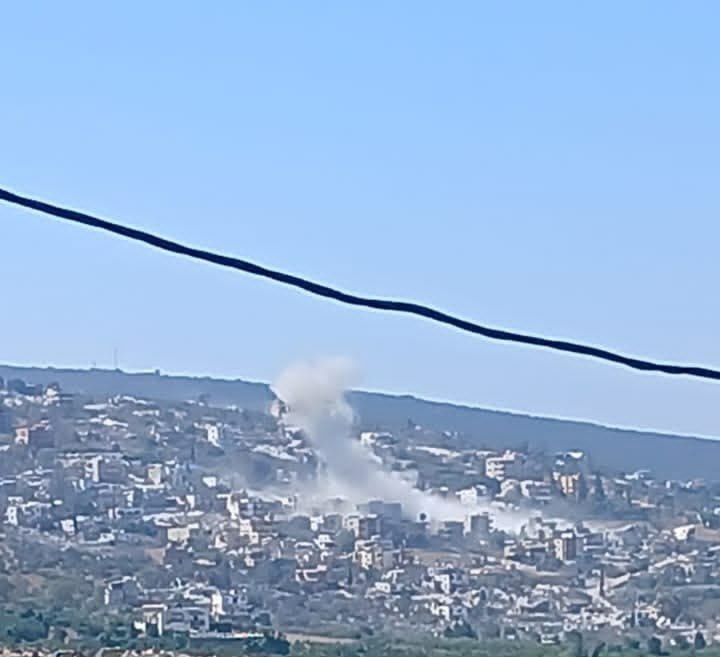 🚨הפצצה ישראלית בעיירה מנצורי