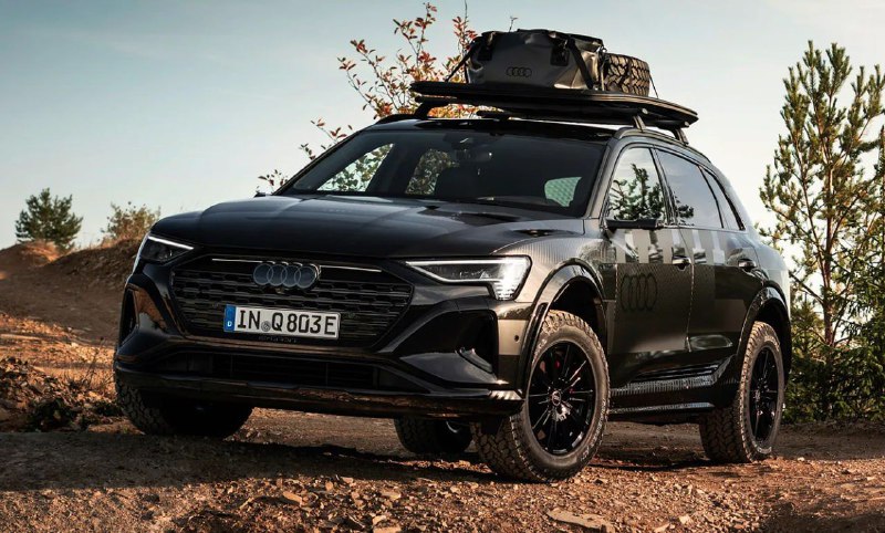 Audi подготовила кроссовер Q8 e-Tron к бездорожью