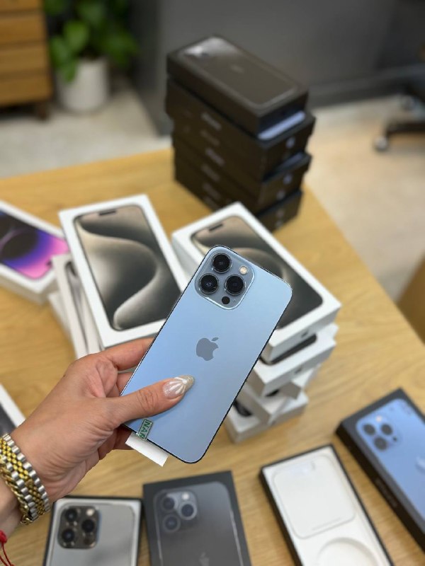  tst mobile📶⁉️: 📲13 promax 256 cha just active سری M اصلیباطری 100 🔵کد اماده رجیستر شده قیمت 142800 🔥🔥💬@shahramtst