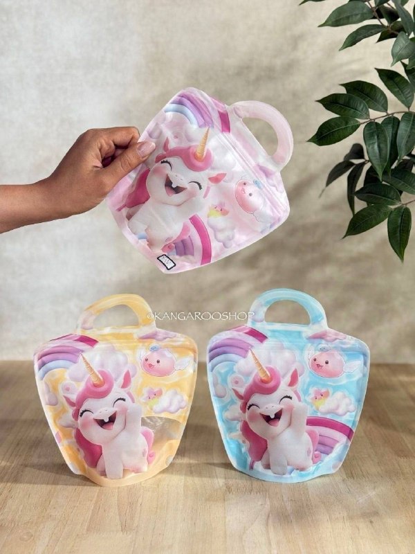 Kangarooshop: 🌸 زیپ کیپ یونی کورن کد x17🎀پک ۵۰ عددی🎀ابعاد: 22*17 cm🎀دارای رنگبندی🎀📦۴۰۰۰ عدد🎀قیمت : ۲۶۵۰۰ ت🆔كانال فروشگاه👇🏻@Kangaroosho