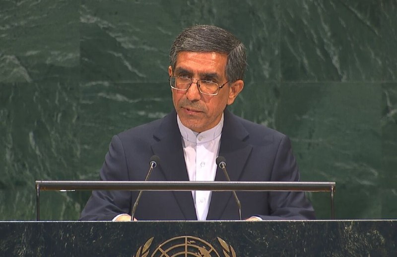 Iran's representative at the UN: America and Israel's captives violated international laws with a ground attack on Iran's nuclear facilities.