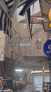 The rain is increasing in the capital Baghdad