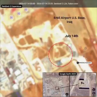 —️🇮🇷/🇺🇸/🇮🇶 חדש: צילומי לוויין מאשרים שמערכת הגנה אווירית 'פטריוט' הושמדה בבסיס האמריקני בנמל התעופה א…