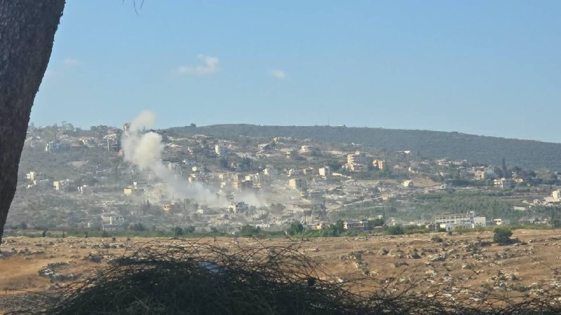 הפצצות ישראליות עוקבות בעיירה מנצורי