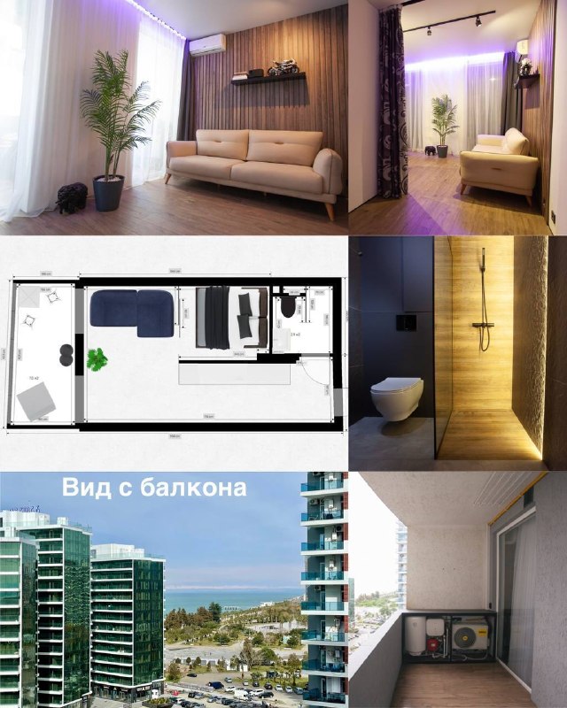 1+1 у моря | Первая линия | 100 м до пляжа — фото 1