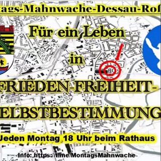 Freie Menschen Dessau und Umgebung setzen ein Zeichen🙏💪