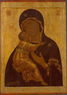 Владимирскую икону Богоматери могут передать РПЦ  До Пасхи икону передадут из Третьяковской галереи в, предположительно, Храм Христа Спасителя. Об этом сообщила искусствовед, журналистка The Art Newspaper Russia Софья Багдасарова со ссылкой на собственные 