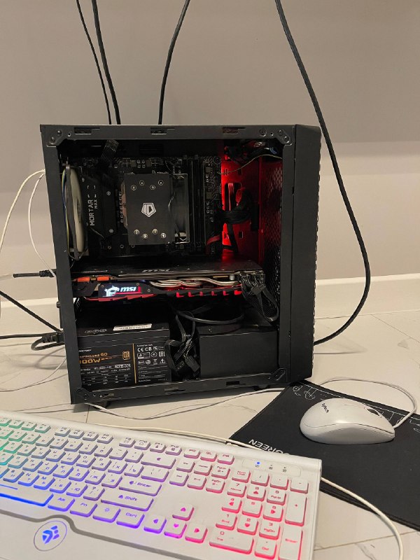 Производительный компьютер на Ryzen 5 2600х и GTX 1070Ti