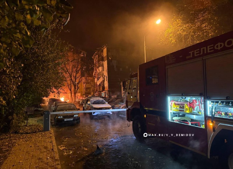 בלגורוד, רגע. כתוצאה מתקיפת כטב"מ לילית יש הרס, הרוגים ופציעות. ב"ש בת"ג | BS במקס