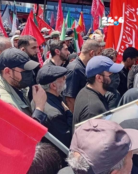 🇮🇱 איסמעיל קא'אני תועד גם הוא בהלווייתו של ח'אמנאי.