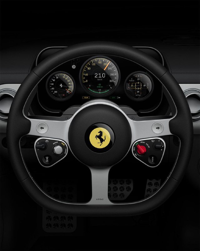 Ferrari представила интерьер своего первого электромобиля – и его дизайн разработал человек, создавш