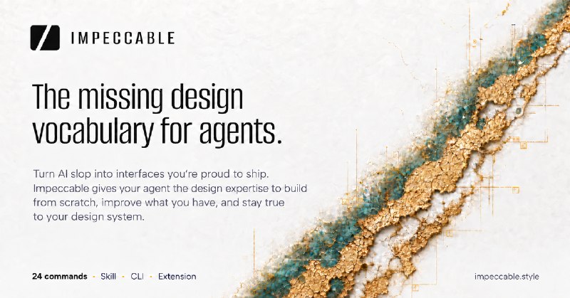 The missing design vocabulary for agents.