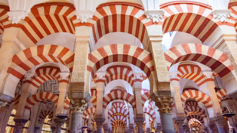 Where cultures convergeInterior of the Mosque-Cathedral of Córdoba, Andalusia, Spain (© Elena Zolotova/Getty Images)