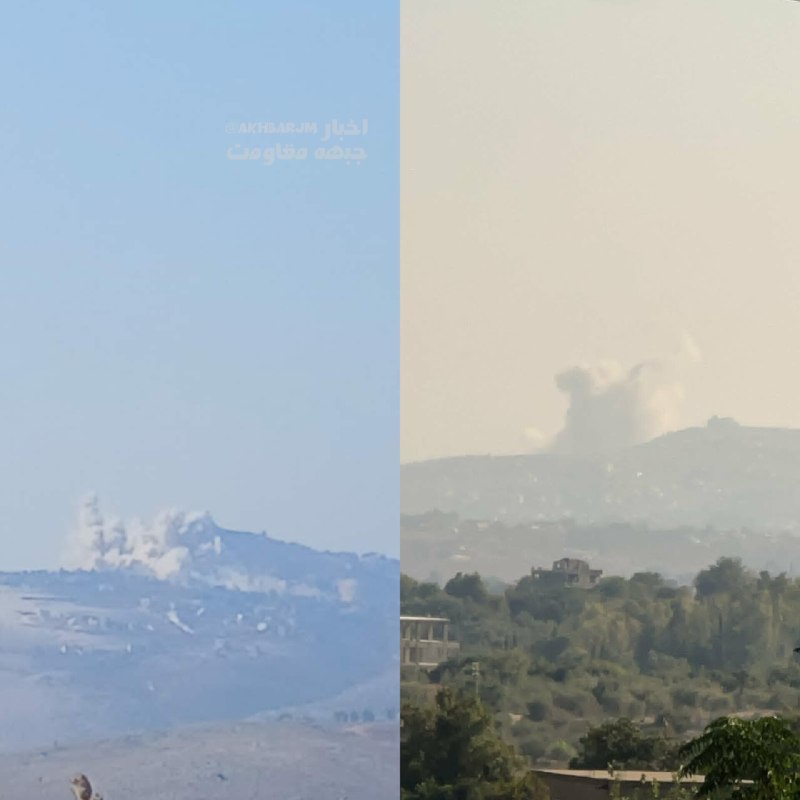 اخبار جبهه مقاومت: 🔴حمله توپخانه‌ای به حومه شهر میس الجبل در لبنان 🇱🇧🏴‍☠ @akhbarJM🔴انفجار در منطقه‌ای بین ارنون و کفرتبنیت در جنوب لبنان 🇱🇧