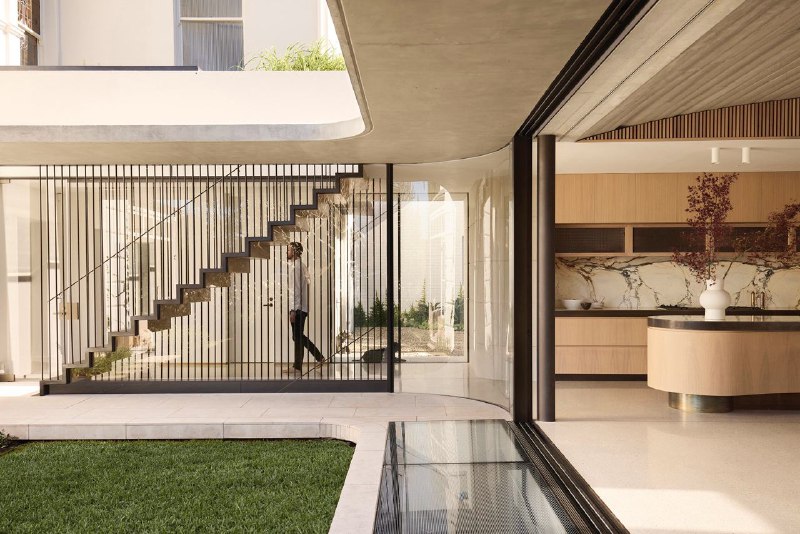 Скрытый дом Luigi Rosselli Architects АВСТРАЛИЯ Площадь 900 м Год 2024 - изображение 4 - скрытый, дом, luigi