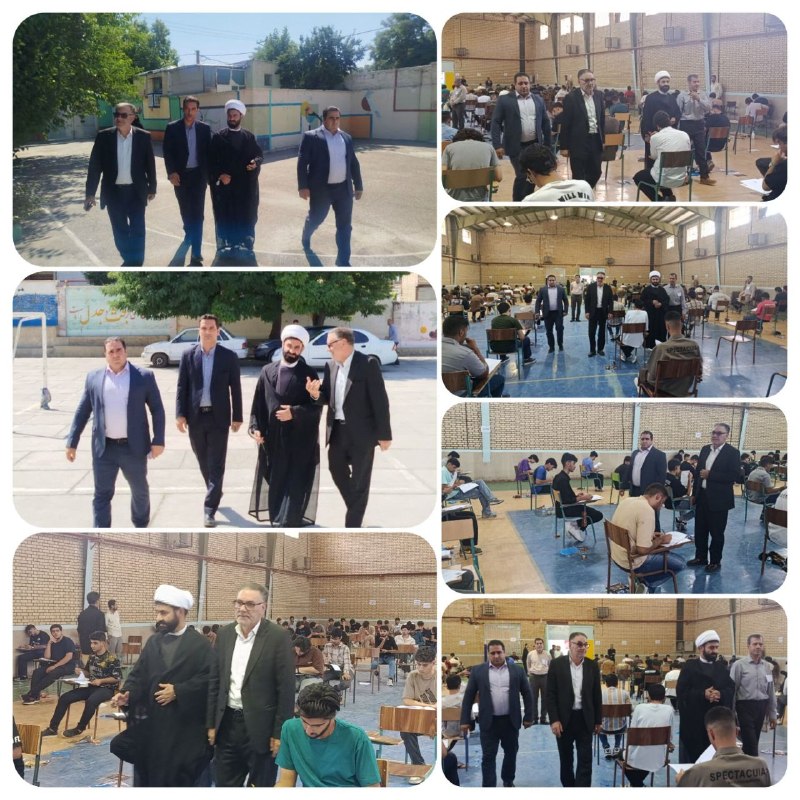 صدای دلفان: همزمان با برگزاری آزمون سراسری (کنکور)، حجتالاسلام والمسلمین خانی امام جمعه محترم، دکتر سلامتی فرماندار شهرستان وکرم پ