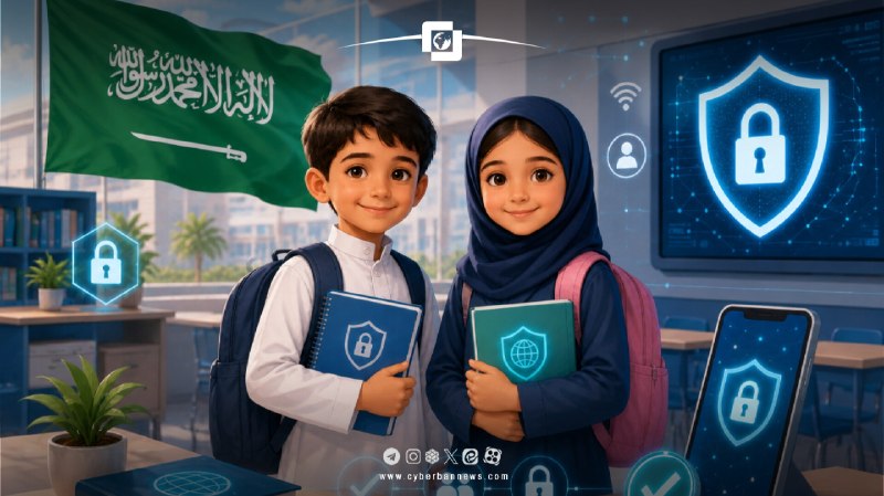 خبرگزاری سایبربان| Cyberbannews: 🪙 آغاز کمپین آموزش امنیت سایبری برای دانش‌آموزان عربستانی🔺 سازمان ملی امنیت سایبری عربستان با همکاری وزارت آموزش‌وپرورش 