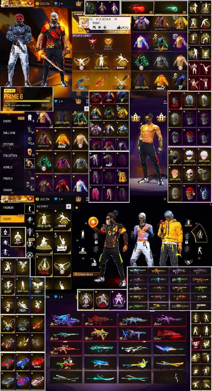 دنیای اکانت فری فایر freefire: 41. Gh