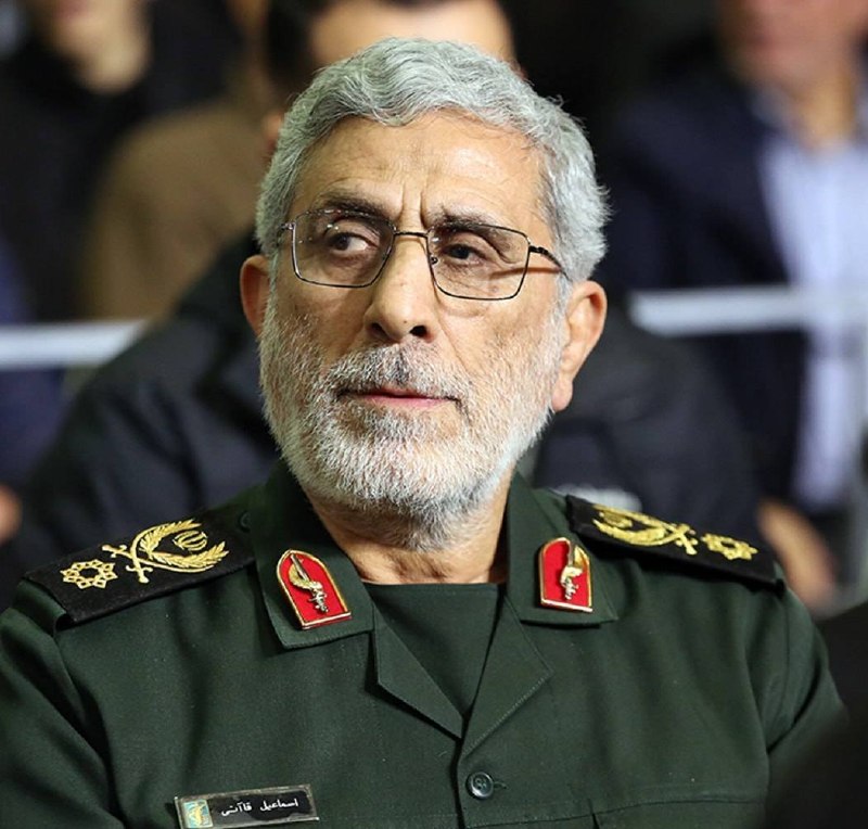 روزنامه ایران: ⭕ سردار قاآنی: فلسطین آرمانی زنده و تغییرناپذیر است فرمانده نیروی قدس سپاه پاسداران انقلاب اسلامی:🔹 آرمان فلسطین، از بحر