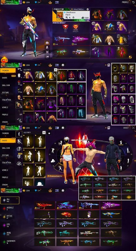 دنیای اکانت فری فایر freefire: 17. Gh
