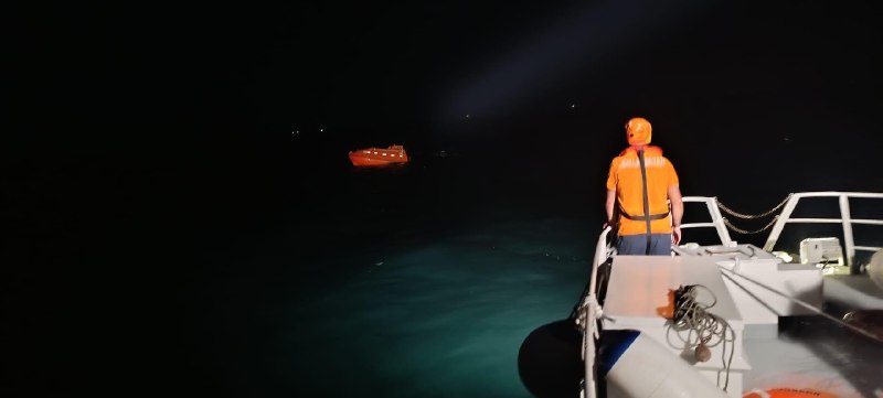 שתי ספינות משא טורקיות התנגשו ליד סיליברי, איסטנבול בים מרמרה בשעה 03:15 הבוקר.