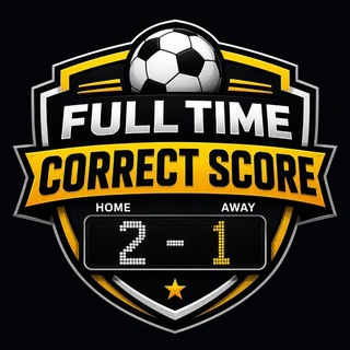 Telegram profile photo for FULL TIME CORRECT SCORE™