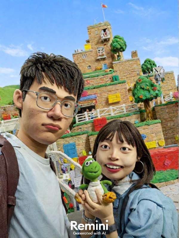每天早上就是玩Remini还是黏土特效最好玩每天早上就是玩Remini还是黏土特效最好玩