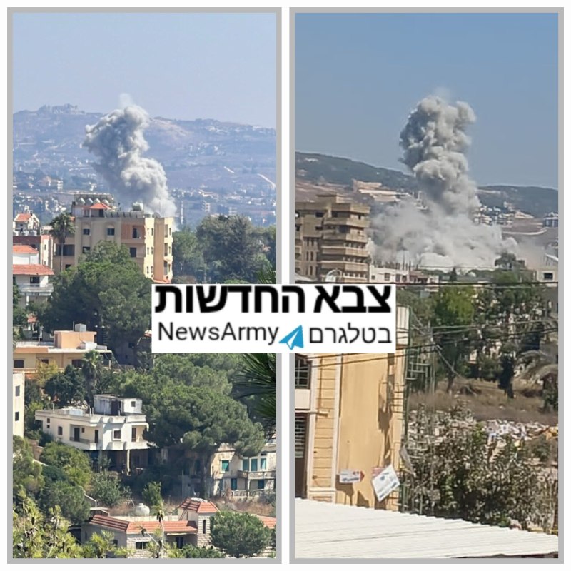 חיל האוויר תקף במרחב נבטייה שבדרום לבנון.