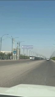 אנשי בצרה מתכוננים ליציאה להשתתף בהלווייתו של האימאם עלי חמינאי ההרוג (שאלוהים ישמח בו) בנג'ף אלאשרף וכרבלא…