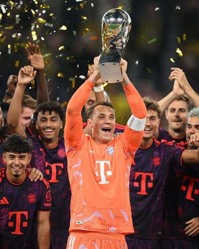 خبرورزشی: ⚽️⚽️ بی‌دقتی مهاجمان فرصت کامبک را از دورتموند گرفت؛ بایرن‌مونیخ فاتح سوپرجام آلمان شد بایرن‌مونیخ دو - دورتموند یک 🆔 @K