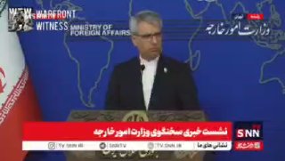 ️🇮🇷🇺🇸 דובר משרד החוץ האיראני, Esmail Baghaei, אמר כי ארצות הברית נושאת באחריות לתוקפנות הצבאית נגד אירא…
