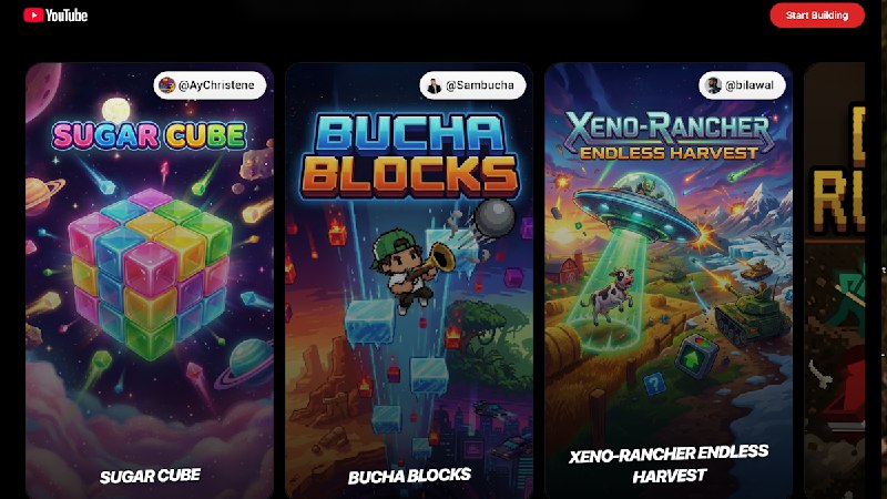 YouTube is letting creators make playable games with a Gemini 3 tool