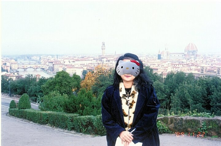 旅行的照片：義大利的佛羅倫斯的米開朗基羅廣場