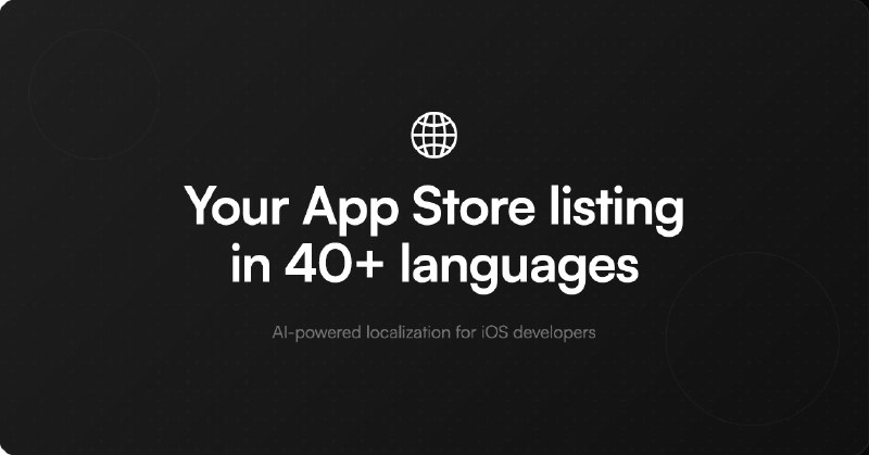 ShipLocal - AI App Store Localization