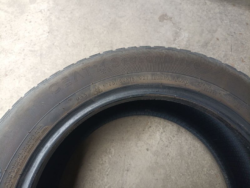 Описание: продам все сезонную резину 195/60 r15 4seazondrive индия. цена: 5000 руб. 📲 tg: евгений 📞🇷... - фотография - 1