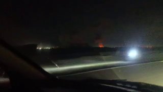 🔴 סרטון פיצוץ בבניין ובמסלול הנחיתה של שדה התעופה איראנשהר