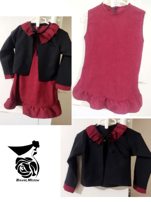 مزون بهار👗🪡: 👗 🧵 🪡کت سارافون بچگانه جنس پارچه سارافون مخمل کبریتیجنس پارچه کت مازراتیhttps://t.me/meson_bahar