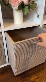 Стильные и привлекательные корзинки как из IKEA своими руками Автору видео большая благодарность за детальное разъяснение каждого шага В результате... - изображение 1 - telegram, view, стильные