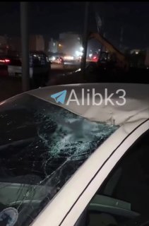 רסיסים של מערכת ההגנה האווירית האמריקאית גרמו נזק חומרי לכלי רכב בארביל, כורדיסטן העיראקית