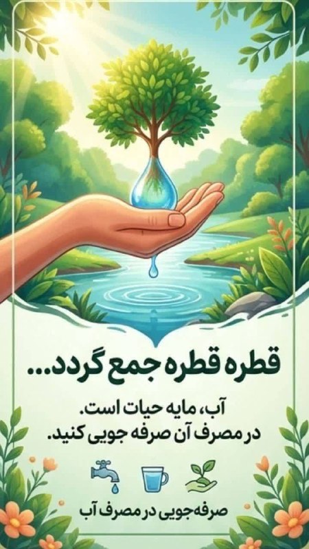 باشگاه خبرنگاران جوان خراسان جنوبی: 💧 آب، مایع حیات است در مصرف آن صرفه جویی کنید.🆔 @yjc_skh