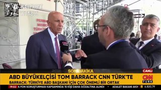 The special envoy of the United States to Turkey, Tom Brak, responds on Turkey's defense industry and also on Turkey working on international issues: