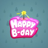 B-Day Candle #190