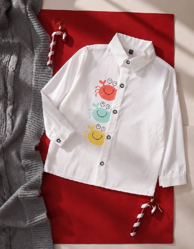 پخش بچگانه نی نی ناز👫: 🎗پیراهن تک سفید ۳ خرچنگ🎗🧶جنس کار: بوگاتی✂️سایزبندی : ۴۰.۴۵.۵۰ 💸قیمت فروش : ۲۲۱۰۰۰ تومان🎫بارکد : ۲۲۲۹۵۴