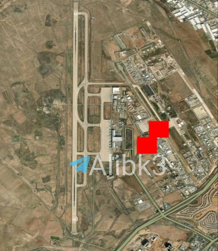 תמונות לוויין מאשרות תקיפה על הבסיס האמריקני בנמל התעופה ארביל בעיראק.
