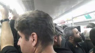 🎦 הקהל הנוכחי במטרו סדגיה; נעים לכיוון מוסלה בטהרן