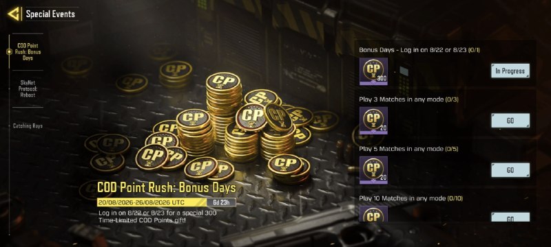 Arminazizi | کالاف موبایل: هفته سوم ایونت COD Point Rush آغاز شد.🔺 11 تا از ماموریت های مثل هفته دوم هستند عوض نشدن. یک ماموریت جدید اضافه شده که ب